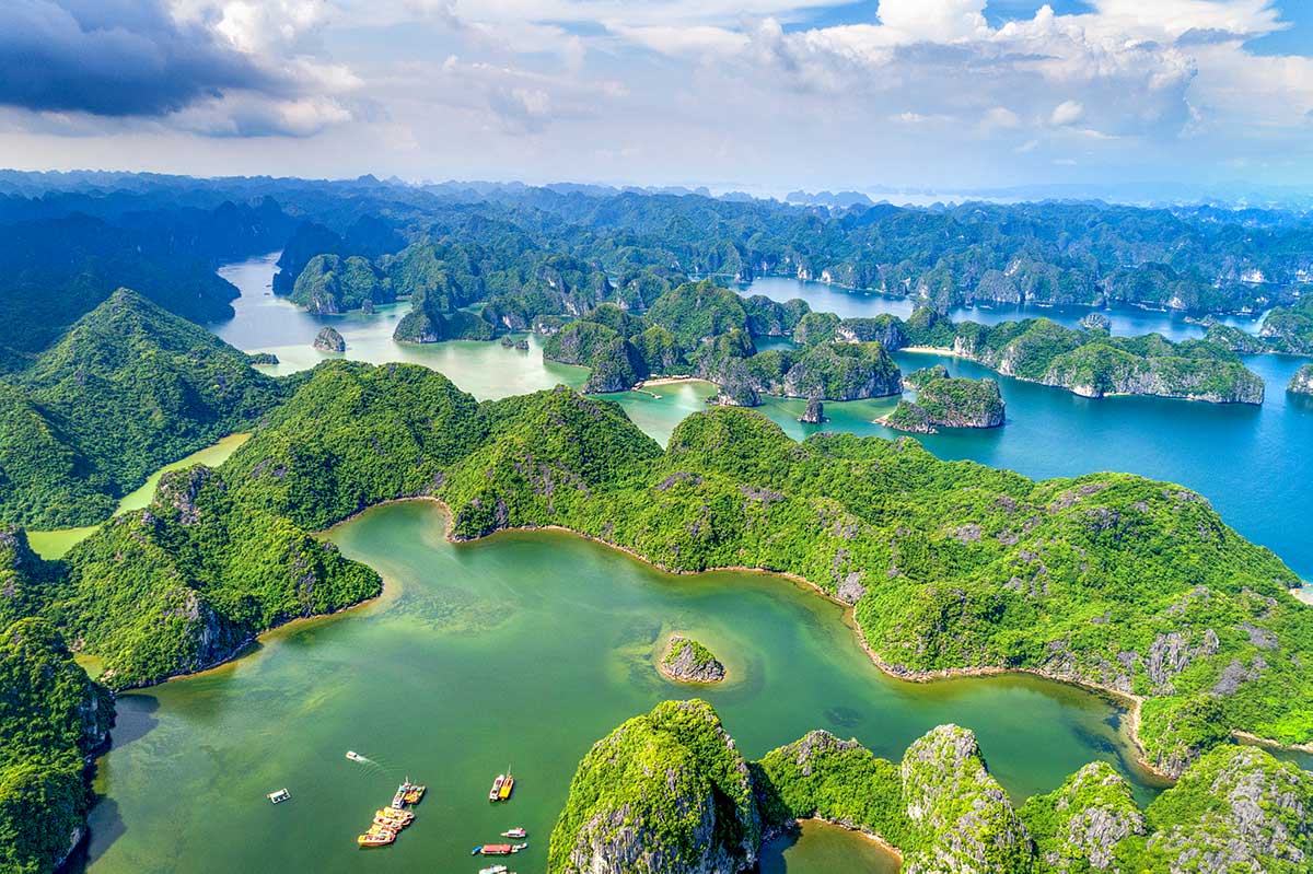 Lan Ha Bay in Cat Ba Island